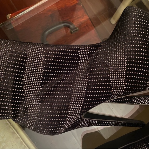 BUMPER ELLE 44 COVERED PLATFORM BLING BOOTIE SIZE 10 EXCELLENT CONDITION - Picture 8 of 9